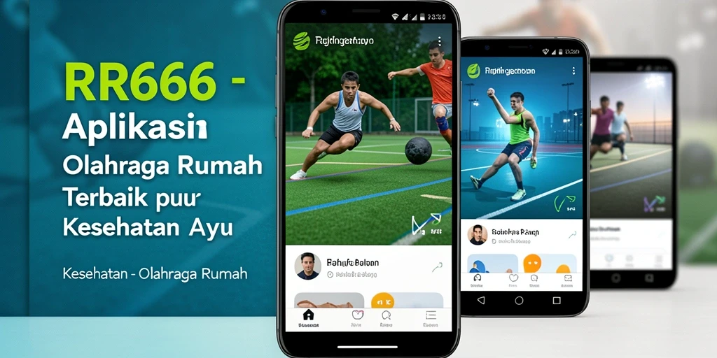 Tampilan antarmuka aplikasi Olahraga Rumah yang intuitif dan mudah digunakan.