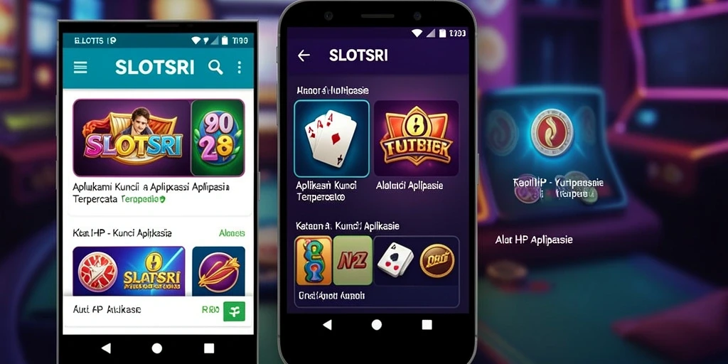 Tampilan antarmuka SLOTSRI untuk kunci aplikasi yang sederhana dan efektif.